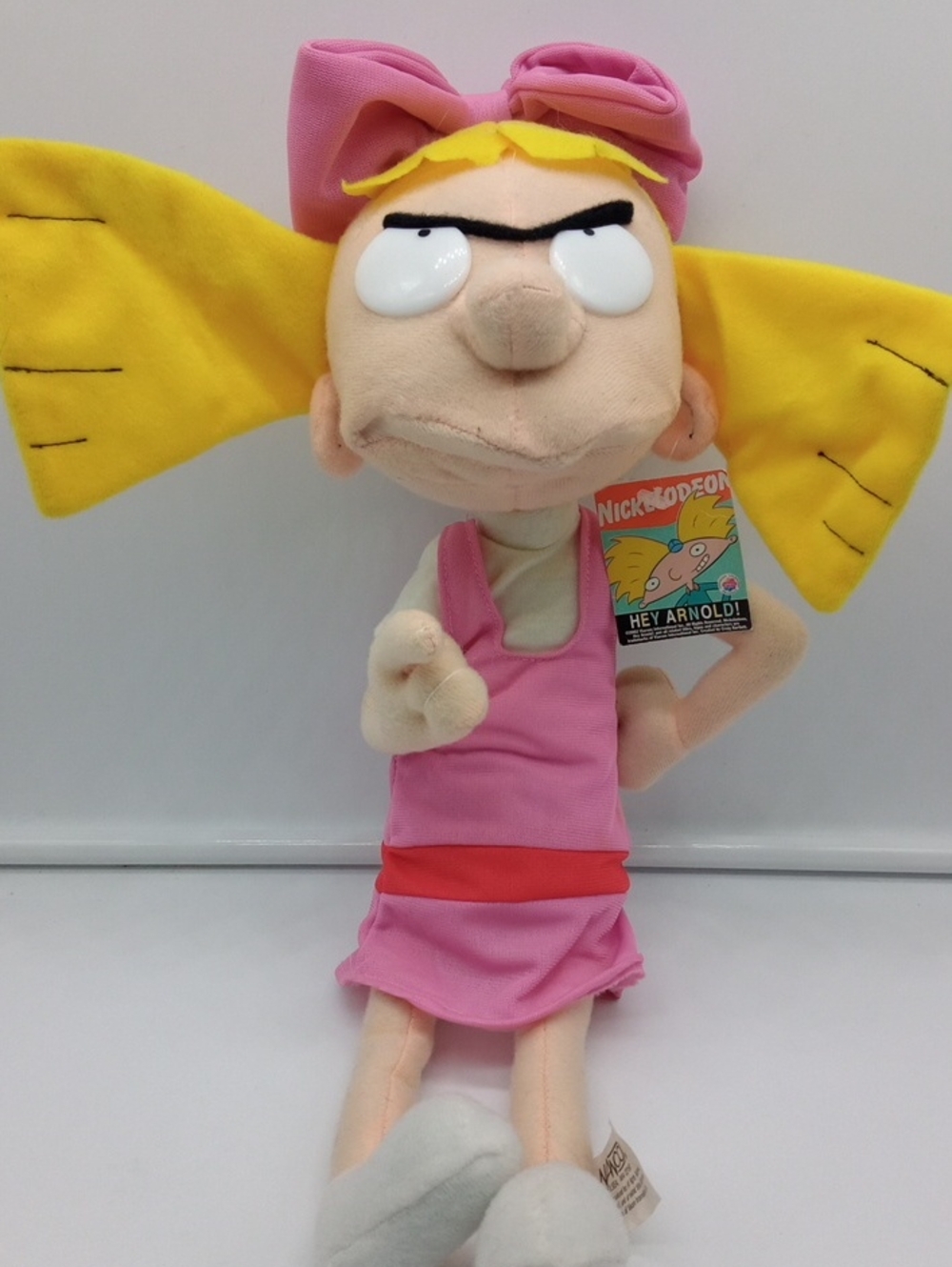 Vintage 2001 Hey Arnold Arnold Helga Plush Doll